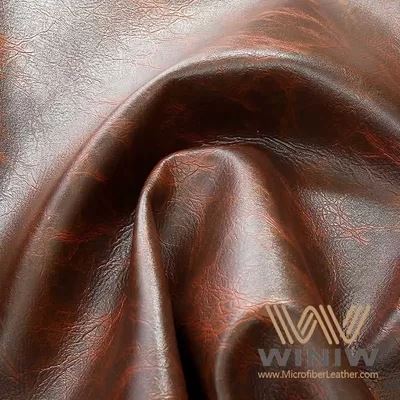 1.4mm Thickness Bags Vegan Leather Acorn Calf Soft Synthetic Leather Material