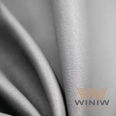 Leather China Manufacturing Process Perforated PU Leather For Belt Leather Cover Material Immediate Delivery