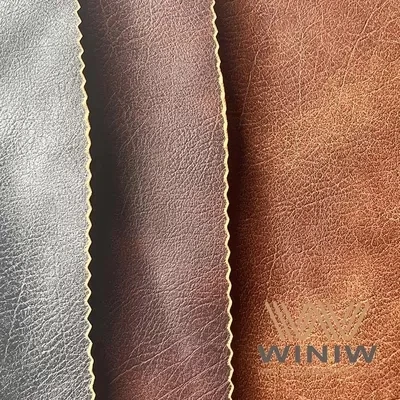 Soft PU Leather Garment With Rich Color Durable And Stable Size