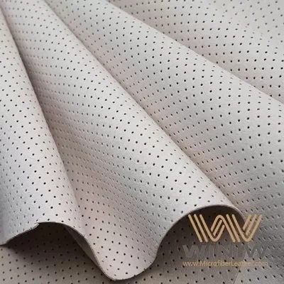 Water / Sweat Absorbing Perforated Synthetic Leather Lining For Shoe